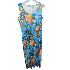 Kisca Womens Floral Print Dress Multi Colored Size 2